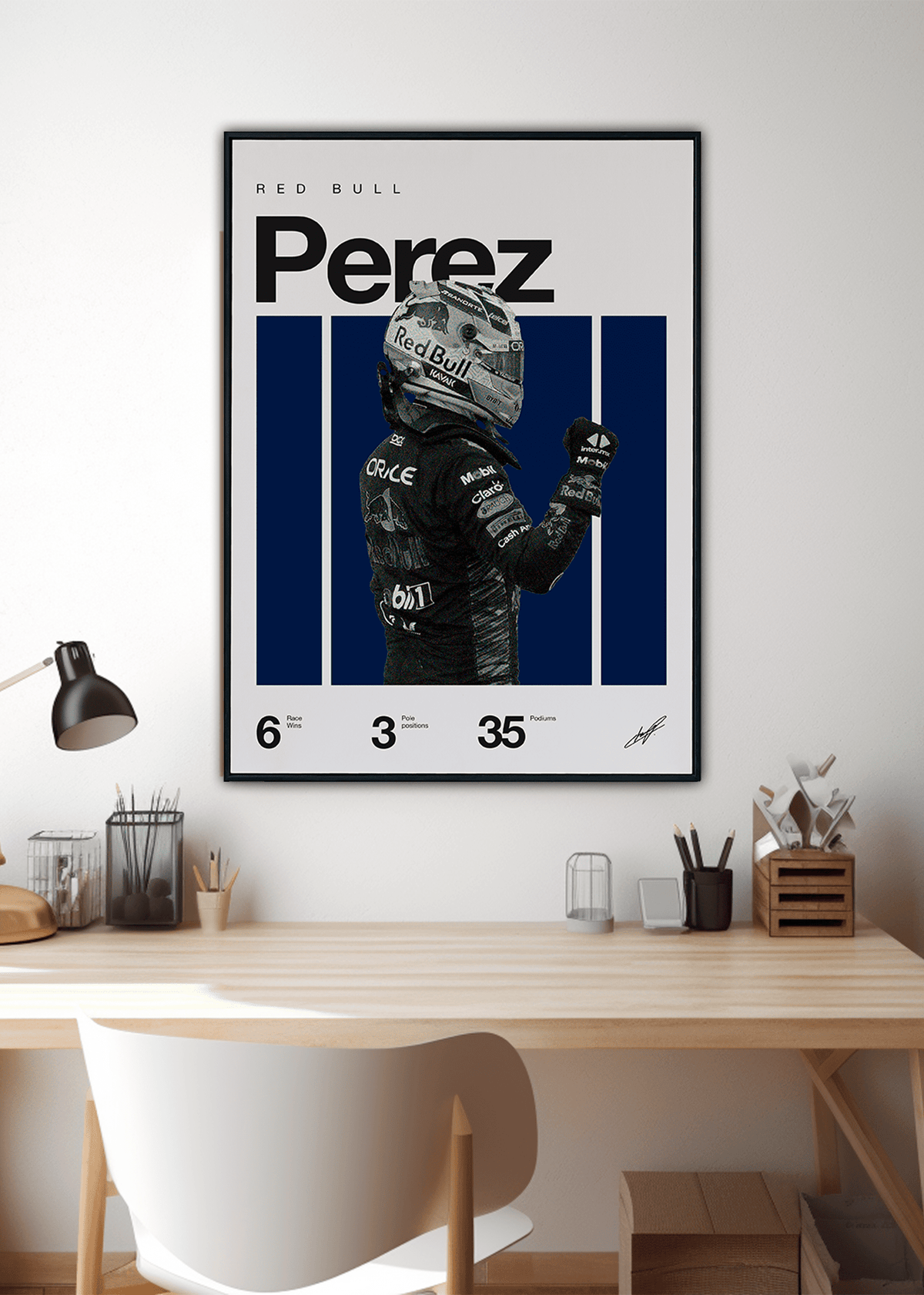 Quadro Sergio Perez F1 Print