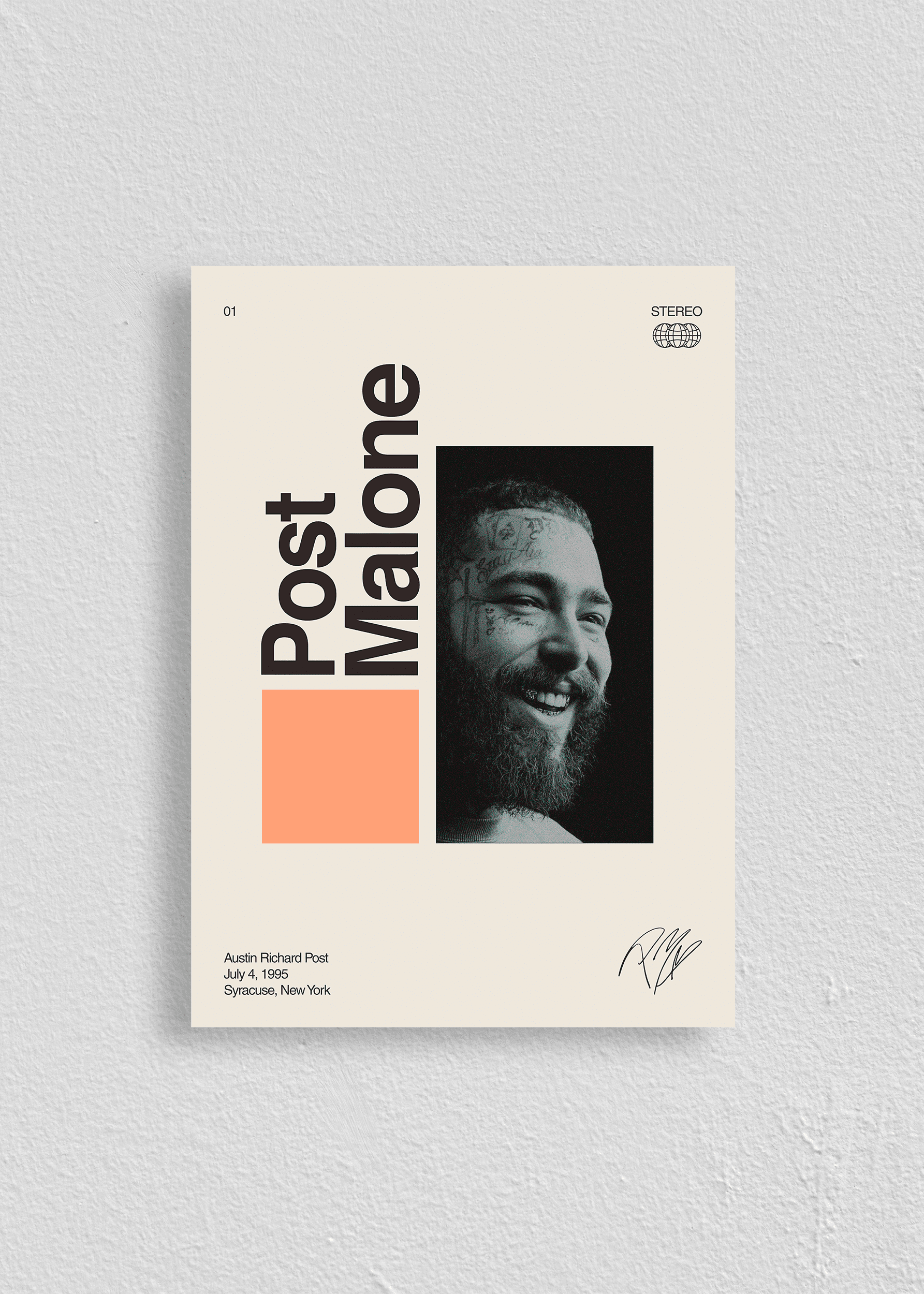 Quadro Signature Post Malone