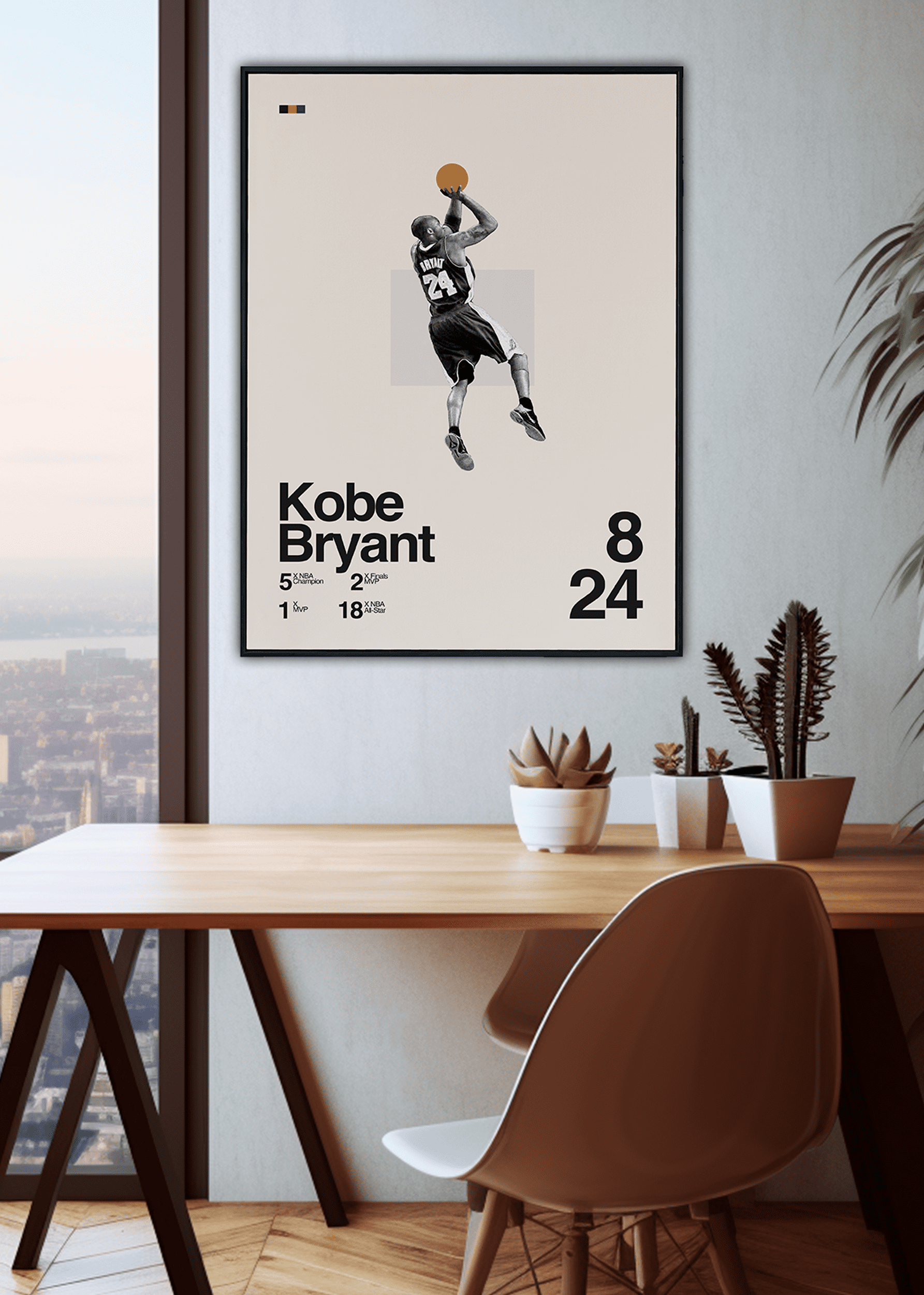 Quadro Kobe Lakers