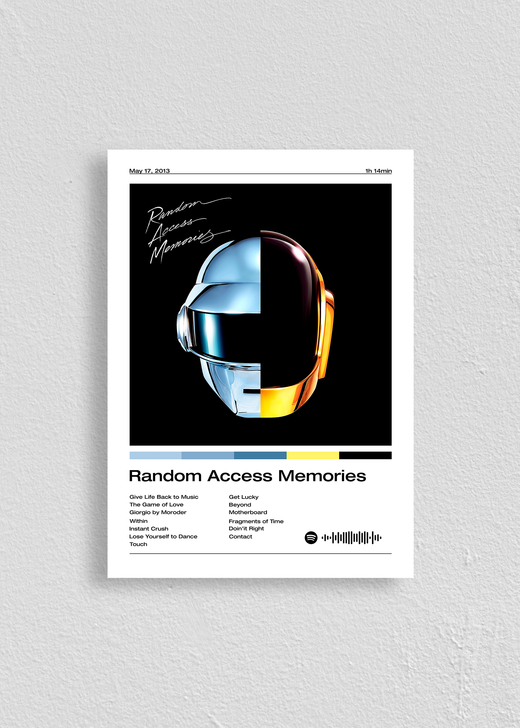 Quadro Daft Punk Random Access Memories