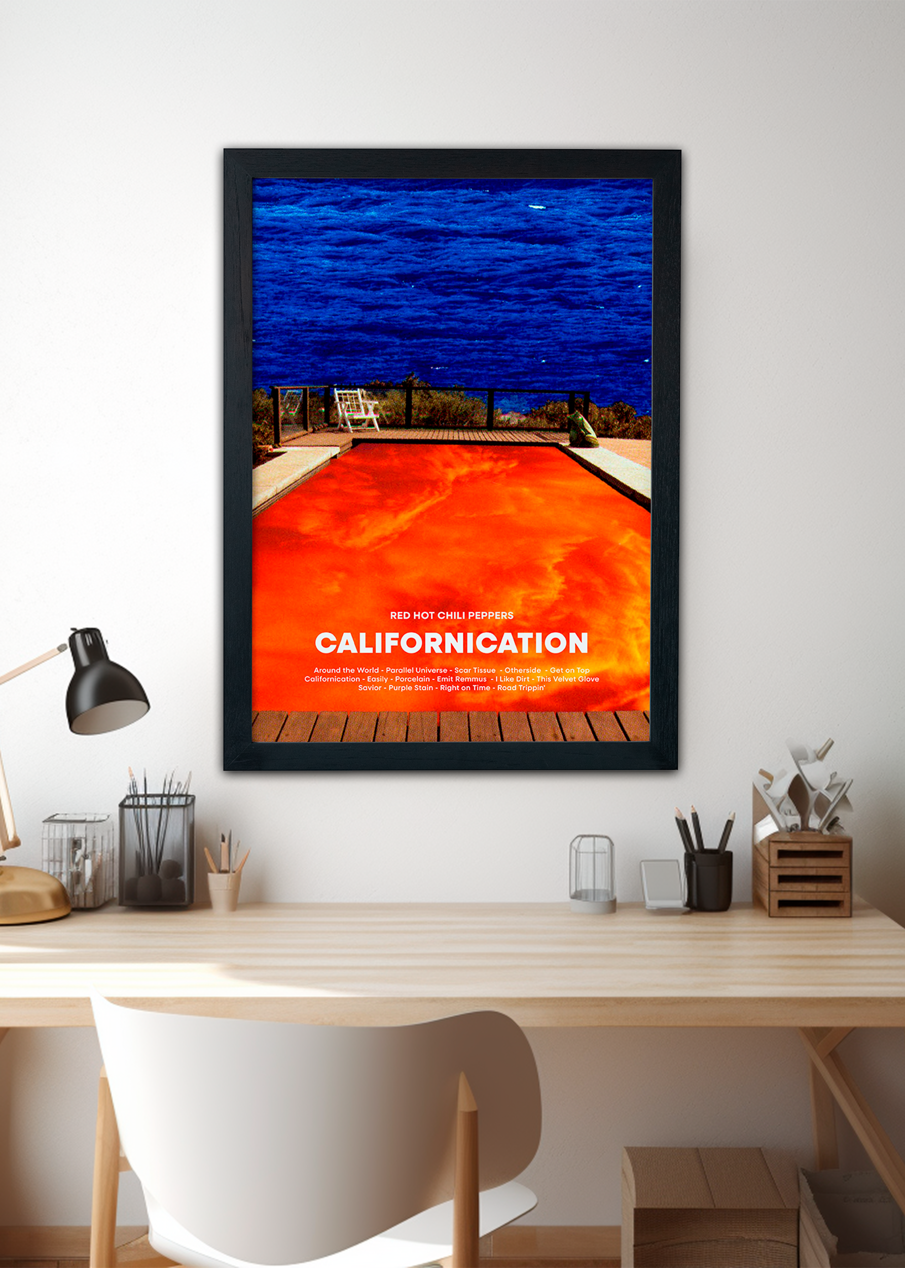 Quadro Red Hot Chili Peppers Californication Capa