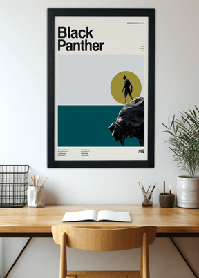 Quadro Black Panther - Pantera Negra