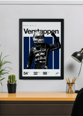 Quadro Max Verstappen F1 Print