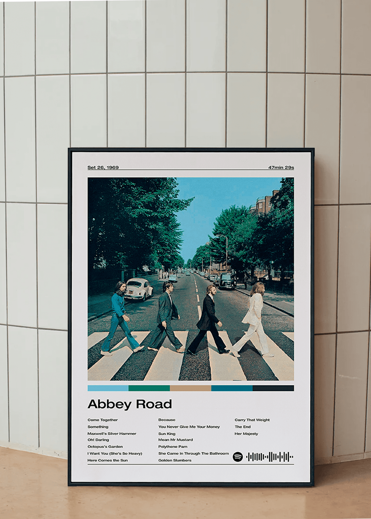 Quadro The Beatles Abbey Road