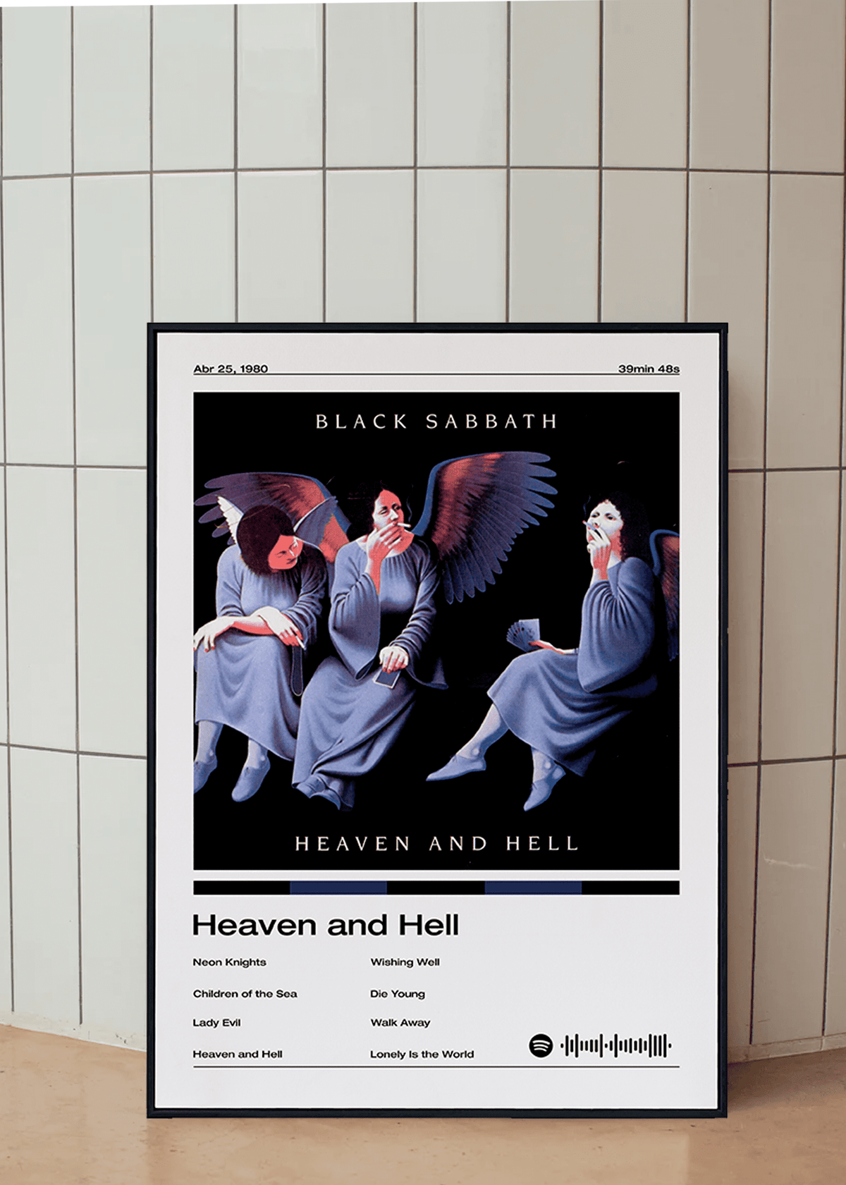 Quadro Black Sabbath Heaven And Hell