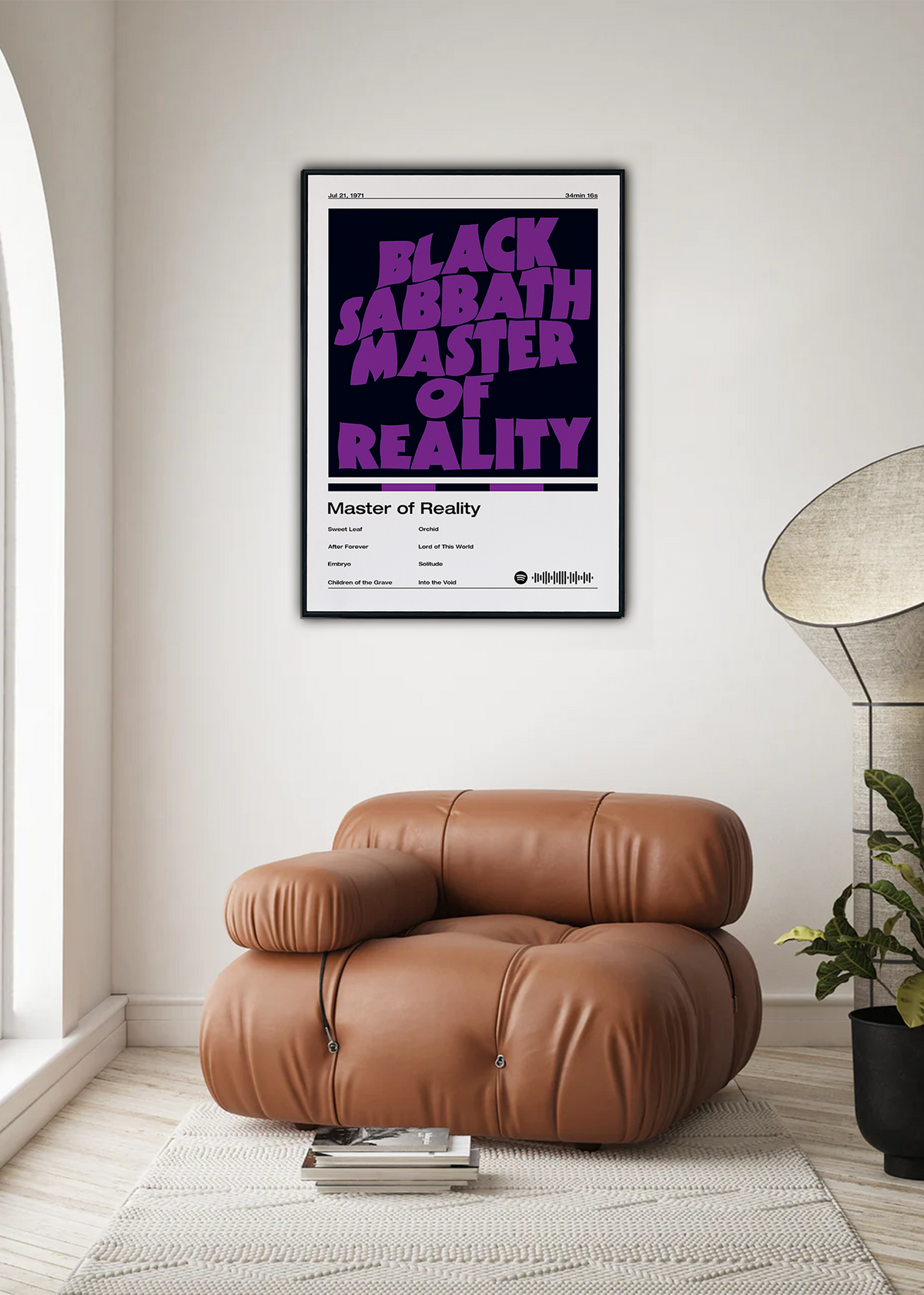 Quadro Black Sabbath Master of Reality - Outlet