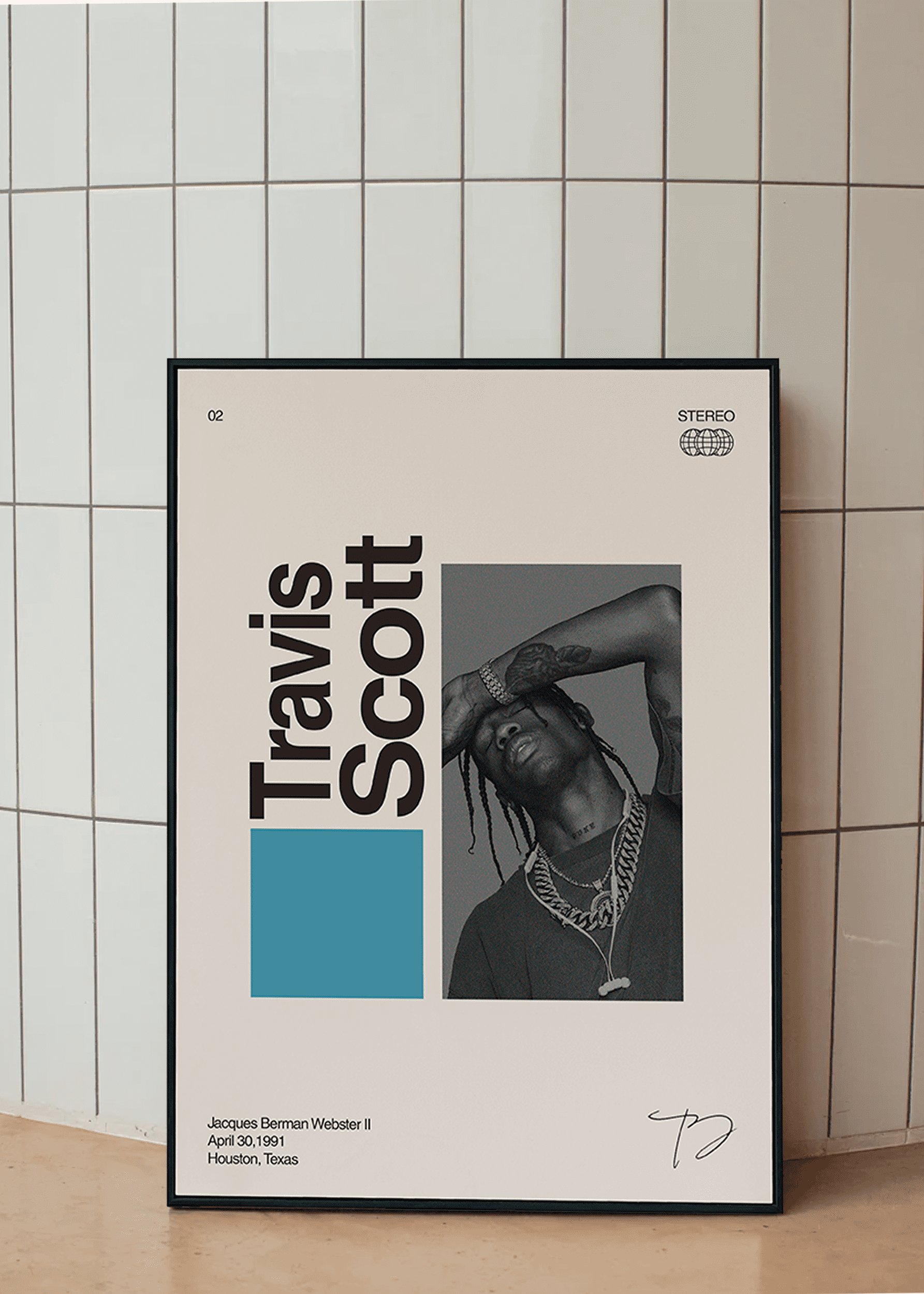 Quadro Signature Travis Scott