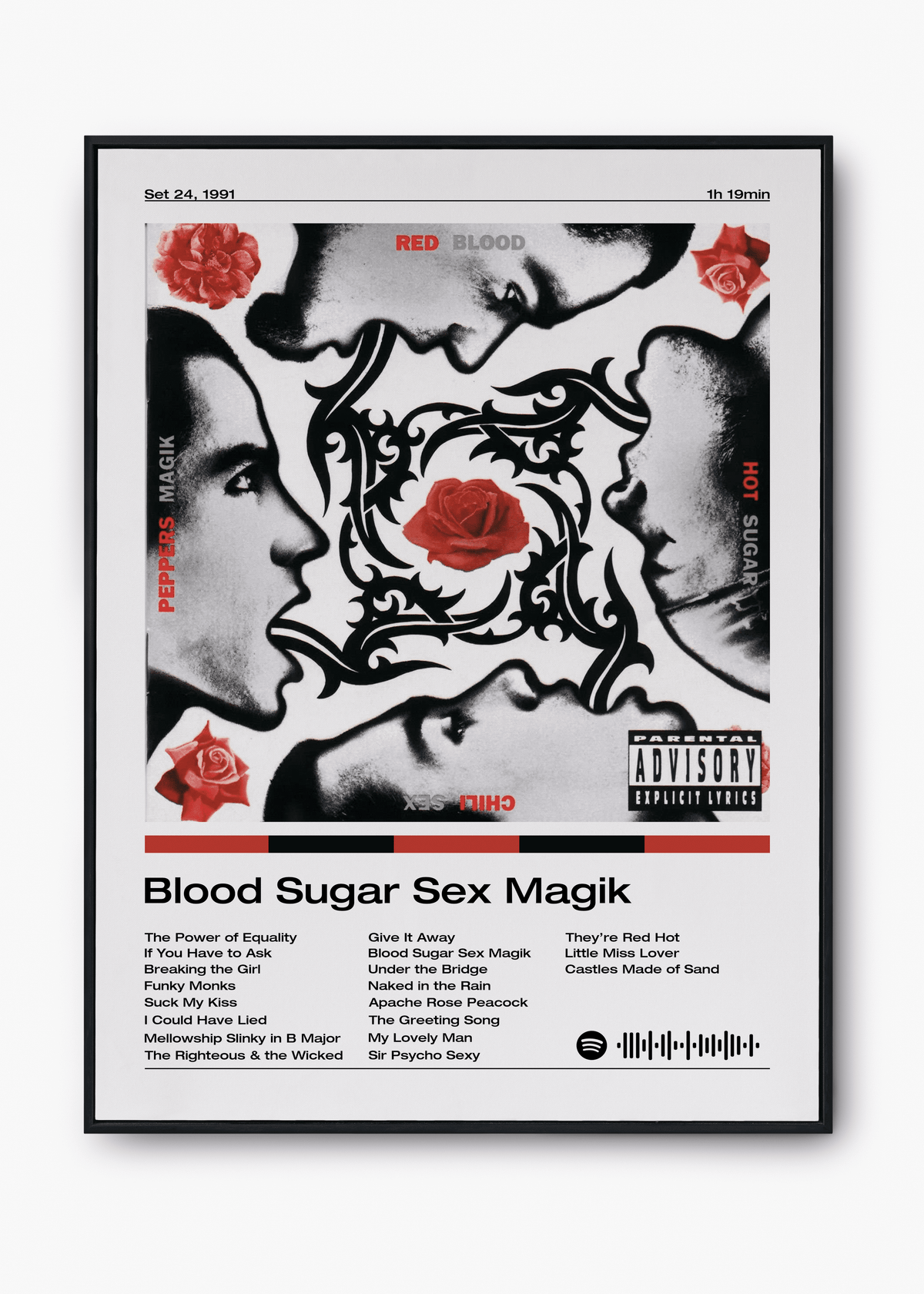 Quadro Red Hot Chili Peppers Blood Sugar Sex Magik