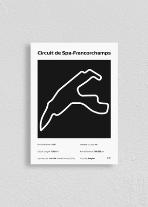 Quadro Spa-Francorchamps F1 Black