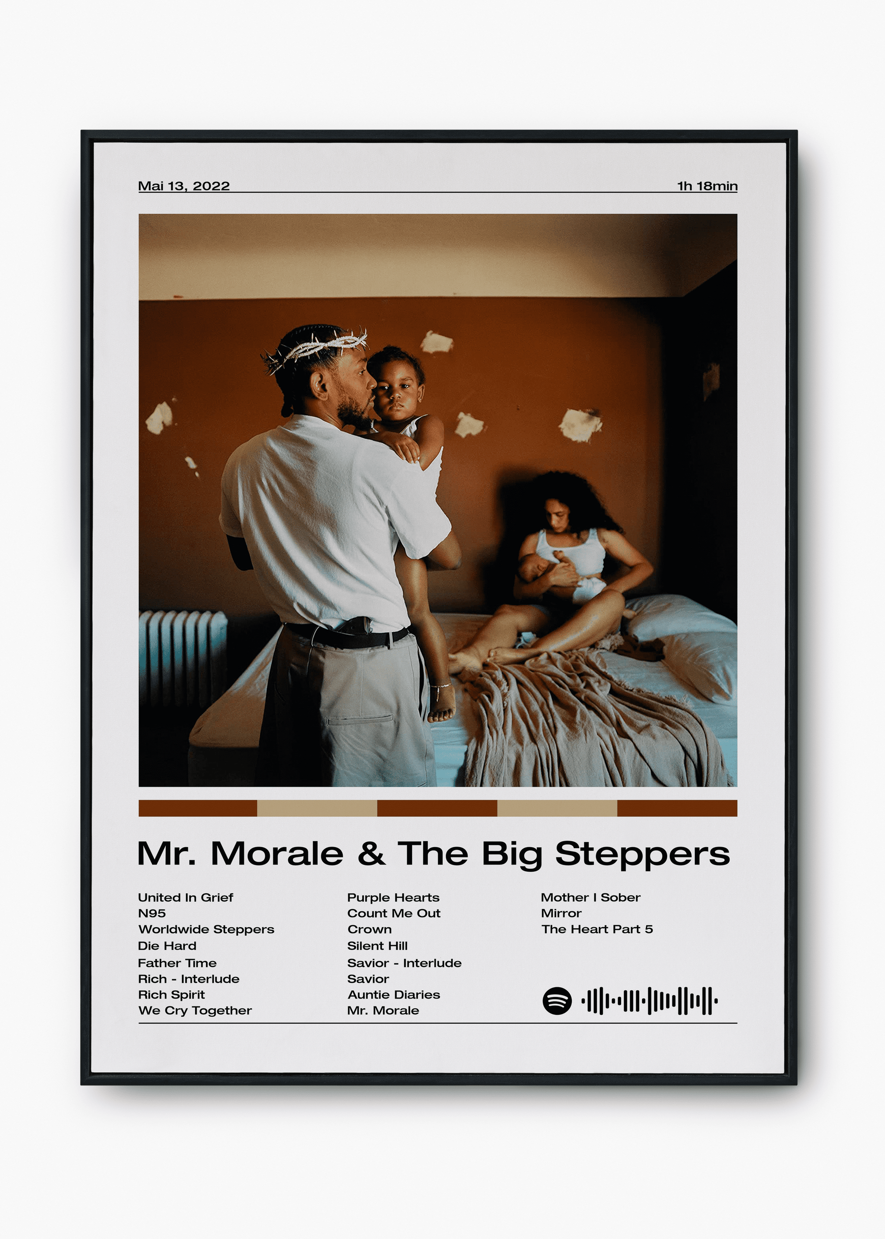 Quadro Kendrick Lamar Mr. Morale & The Big Steppers