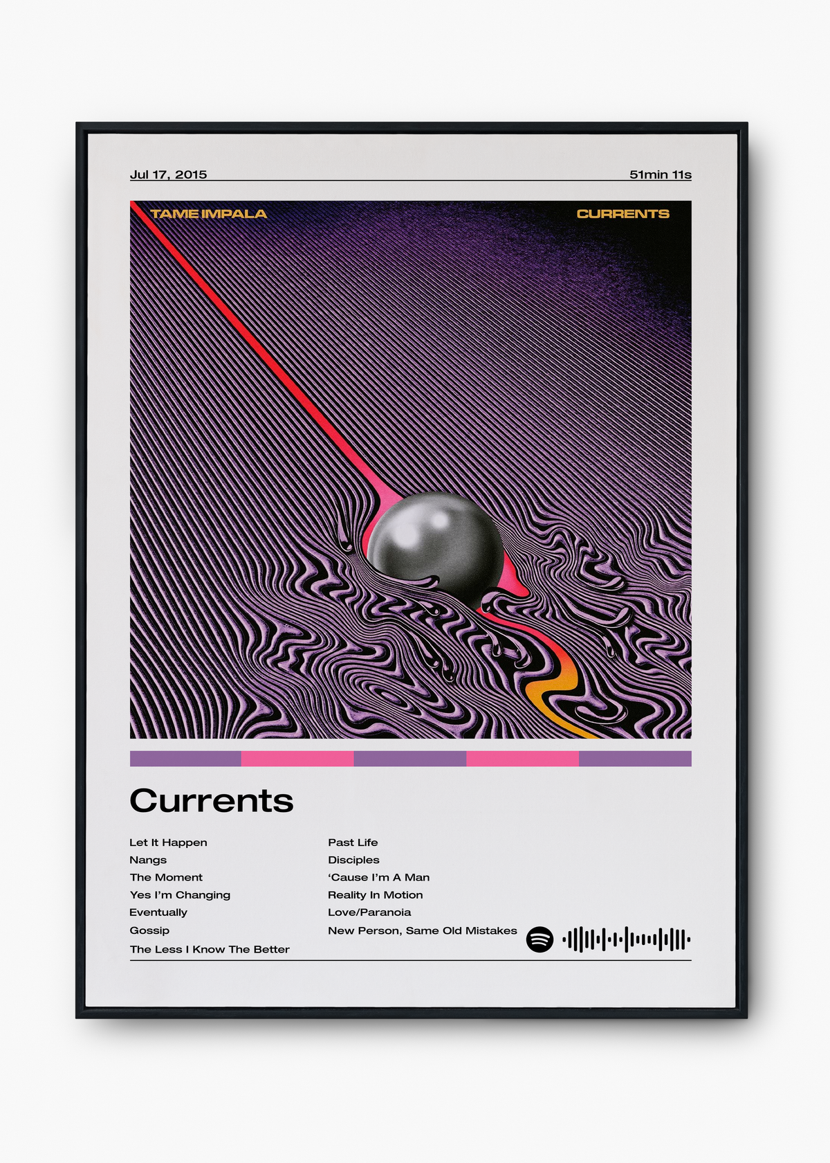 Quadro Tame Impala Currents