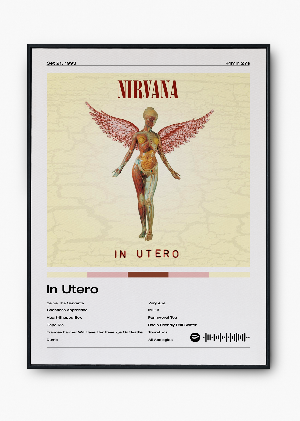 Quadro Nirvana In Utero