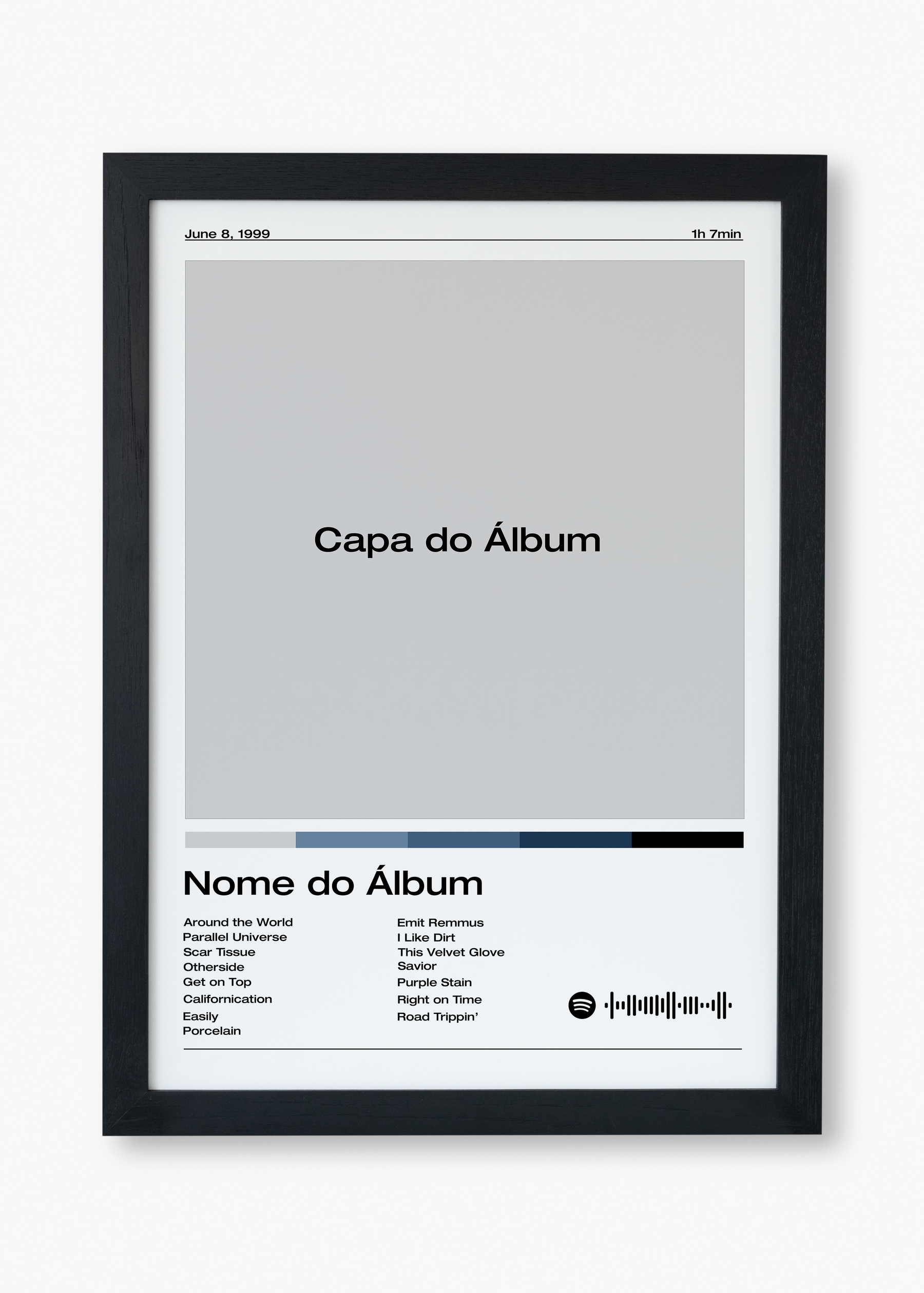 Quadro Spotify Personalizável - Álbum