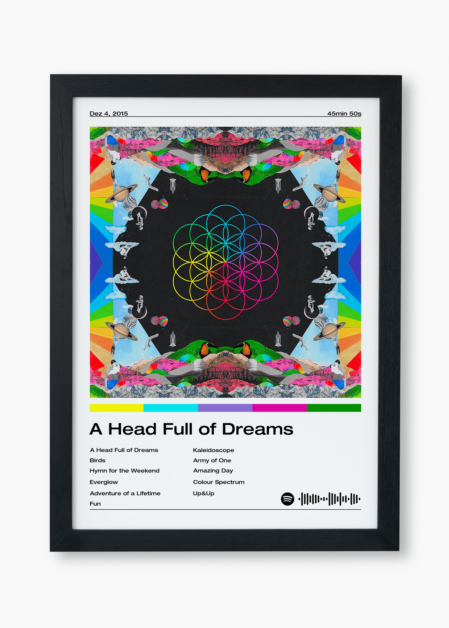 Quadro Coldplay a Head Full Of Dreams 157